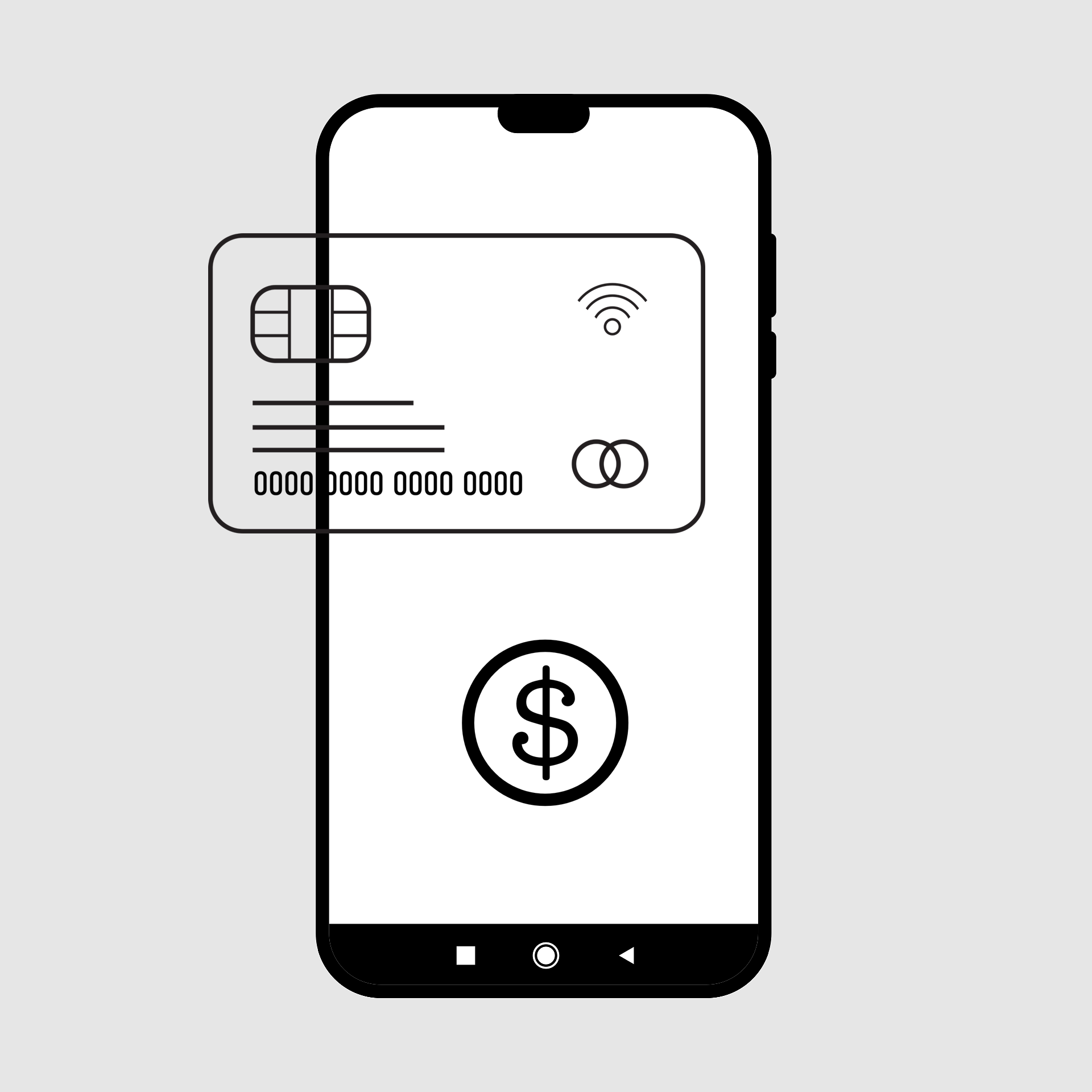 手機畫面顯示金融資料整合作業處理中